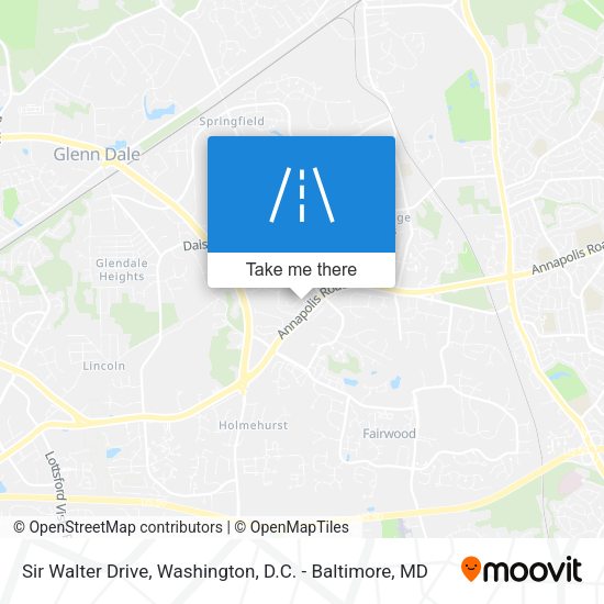 Sir Walter Drive map