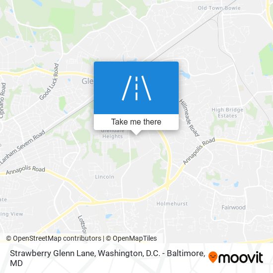 Strawberry Glenn Lane map