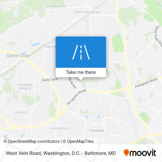 West Vein Road map