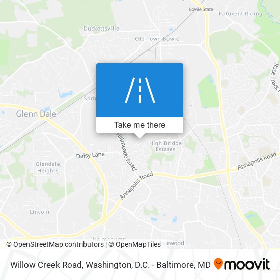 Willow Creek Road map