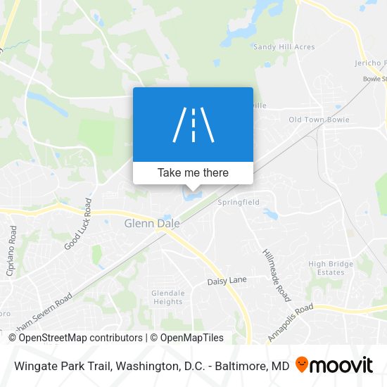 Wingate Park Trail map