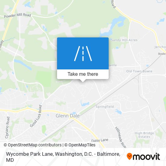 Mapa de Wycombe Park Lane