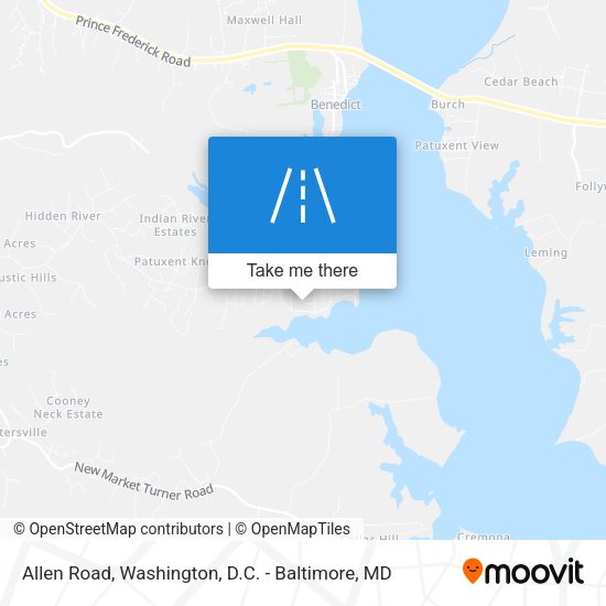 Mapa de Allen Road