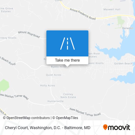 Cheryl Court map
