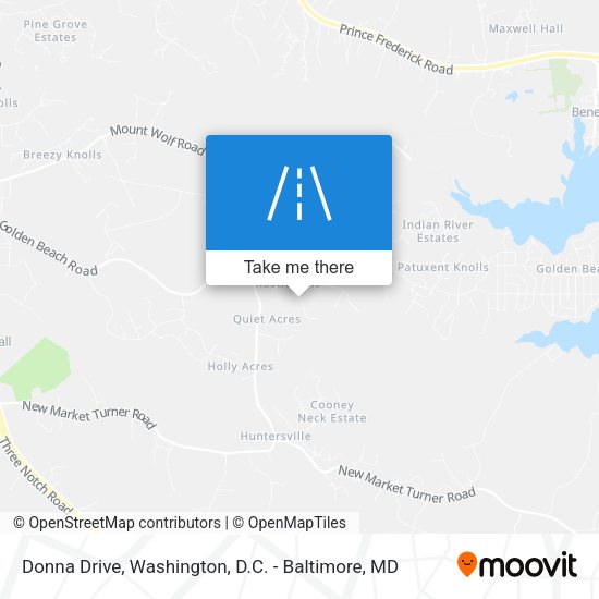 Donna Drive map