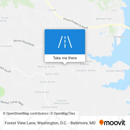 Forest View Lane map