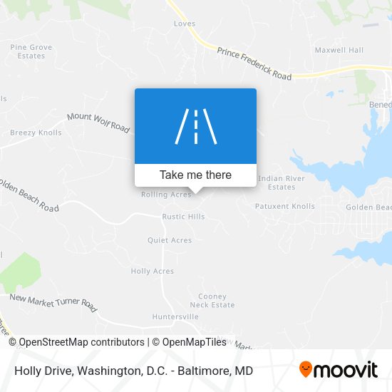 Holly Drive map