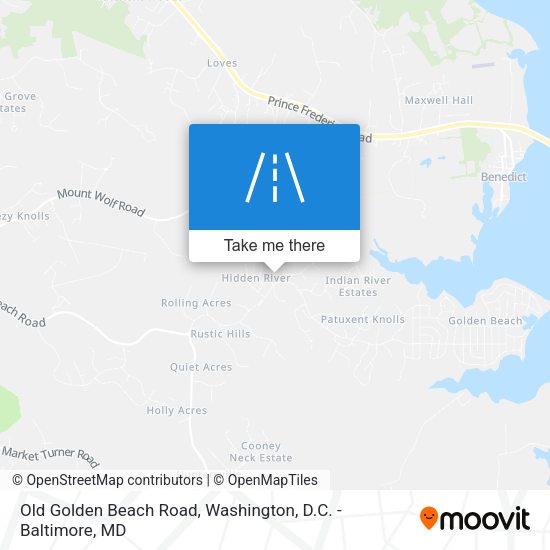 Mapa de Old Golden Beach Road