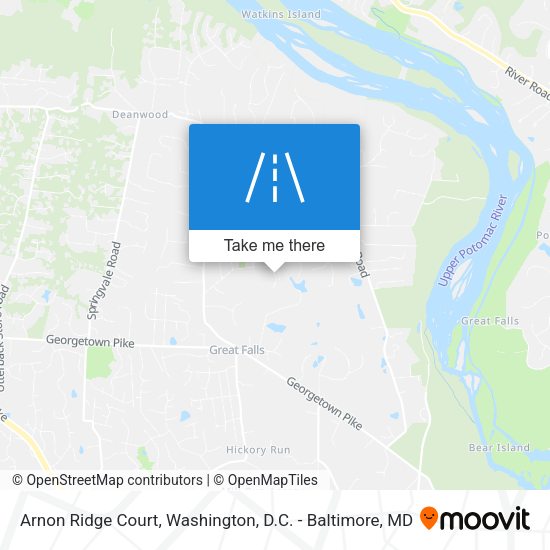 Mapa de Arnon Ridge Court