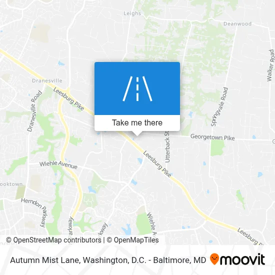 Autumn Mist Lane map