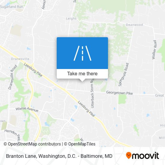 Branton Lane map