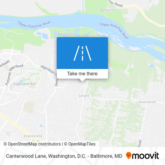 Canterwood Lane map