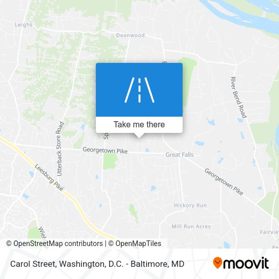 Carol Street map