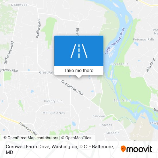 Cornwell Farm Drive map