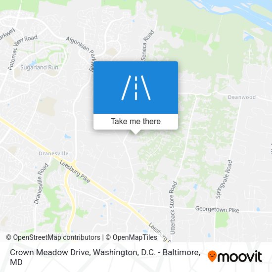 Crown Meadow Drive map