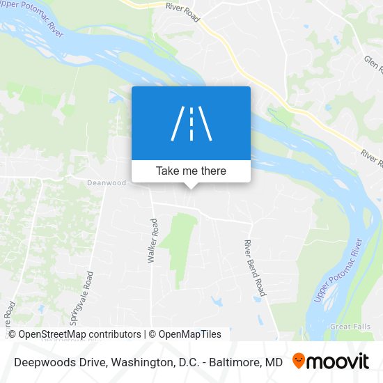 Mapa de Deepwoods Drive