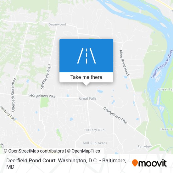 Deerfield Pond Court map