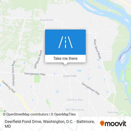 Deerfield Pond Drive map