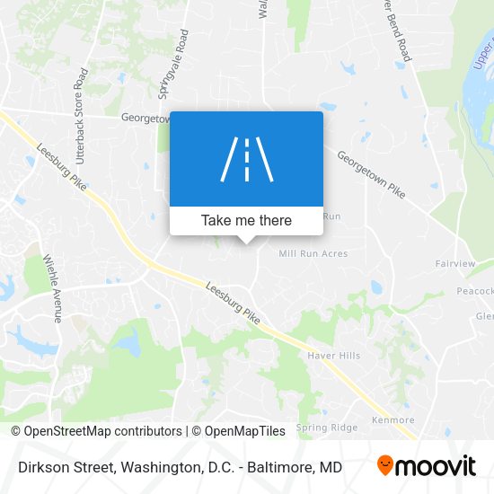 Dirkson Street map
