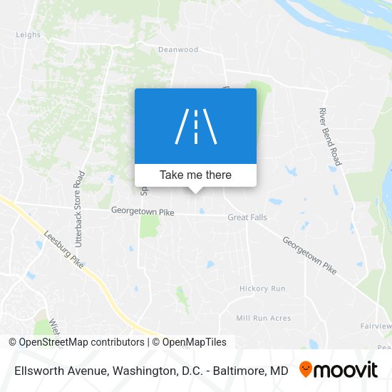 Ellsworth Avenue map
