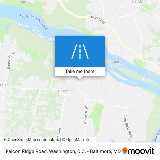 Mapa de Falcon Ridge Road