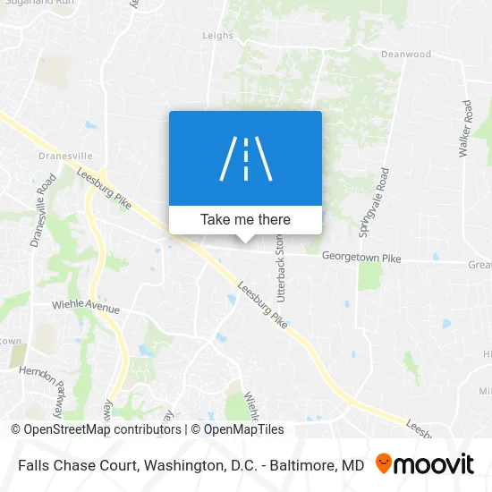 Falls Chase Court map