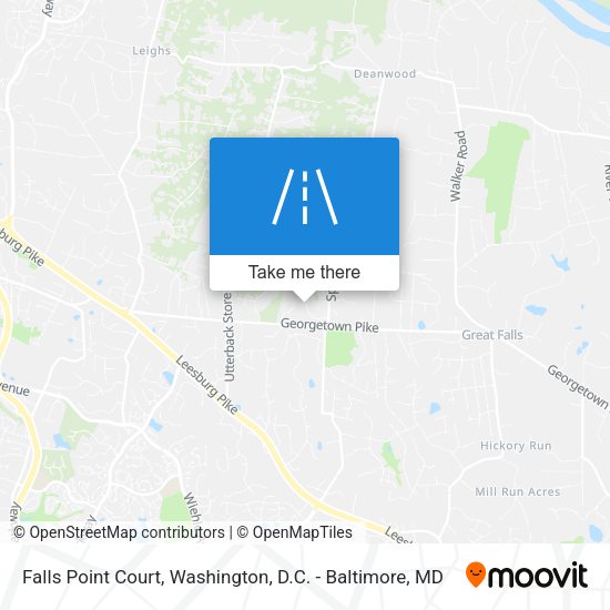 Mapa de Falls Point Court