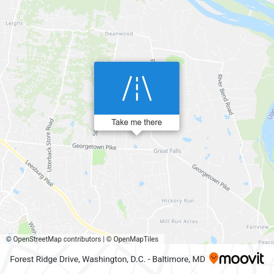 Forest Ridge Drive map