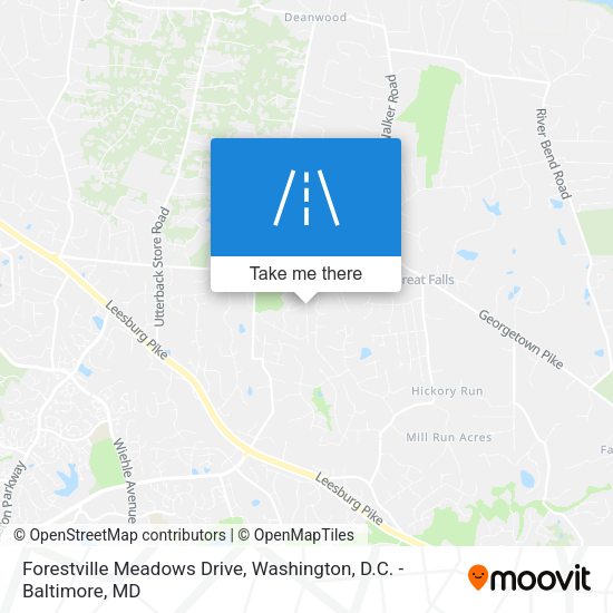 Forestville Meadows Drive map