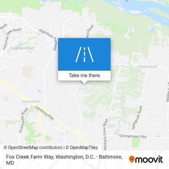 Mapa de Fox Creek Farm Way