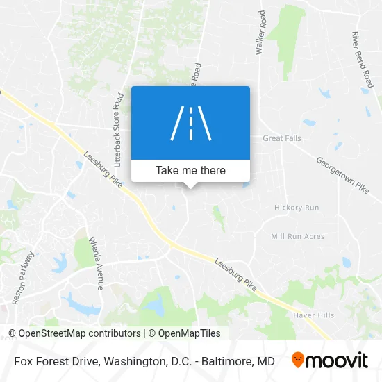 Fox Forest Drive map