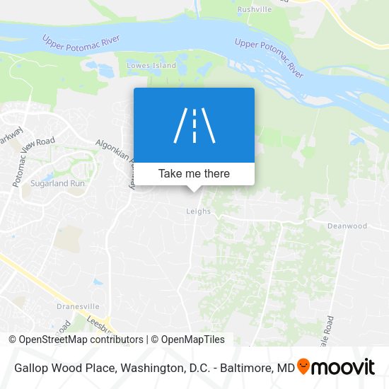 Mapa de Gallop Wood Place