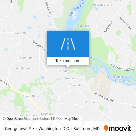 Mapa de Georgetown Pike