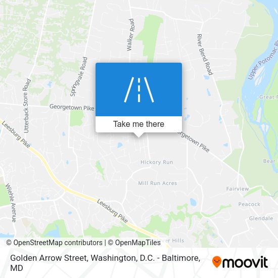 Mapa de Golden Arrow Street