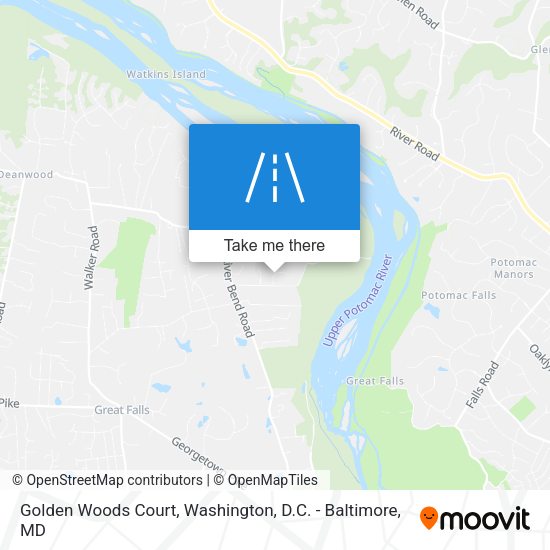 Golden Woods Court map