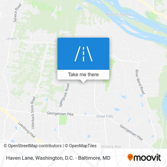 Haven Lane map