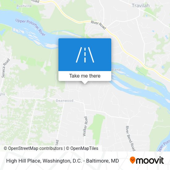 High Hill Place map