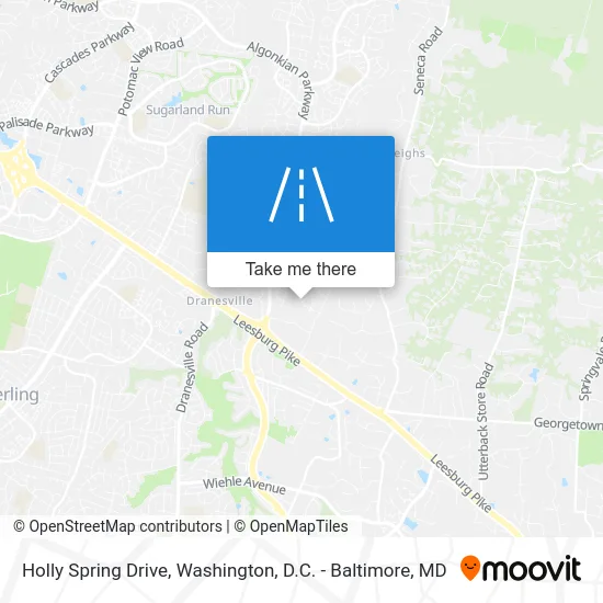 Holly Spring Drive map