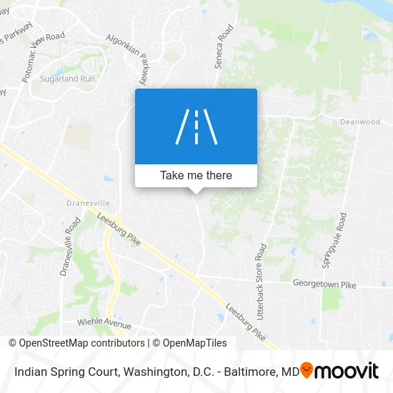 Indian Spring Court map