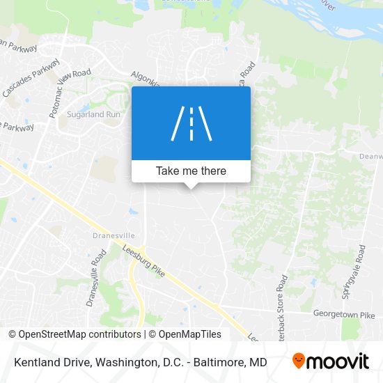 Kentland Drive map