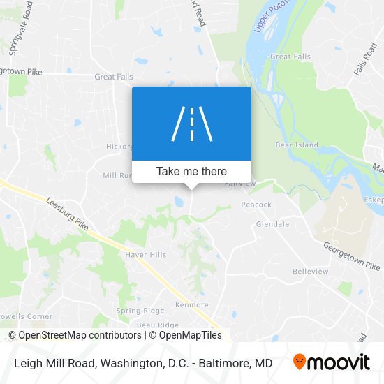 Leigh Mill Road map