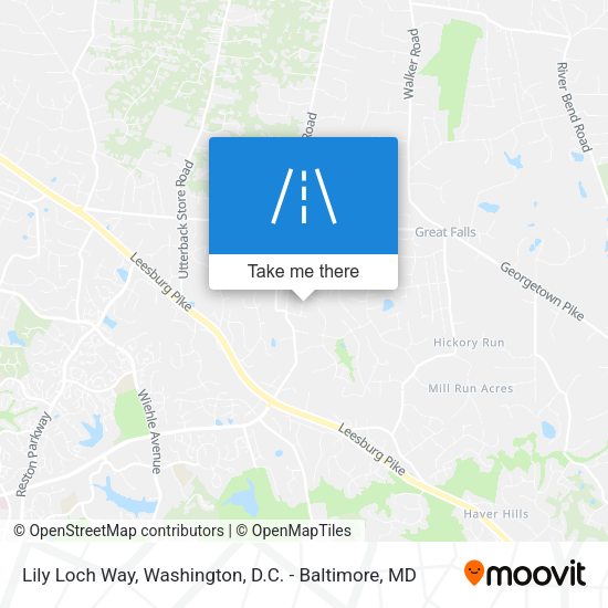 Lily Loch Way map