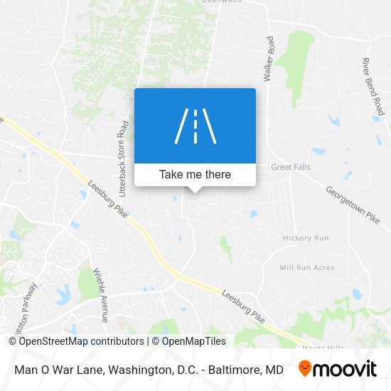 Mapa de Man O War Lane
