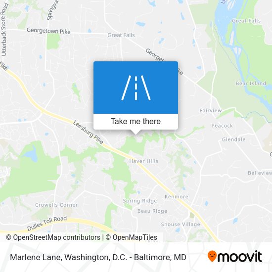 Marlene Lane map