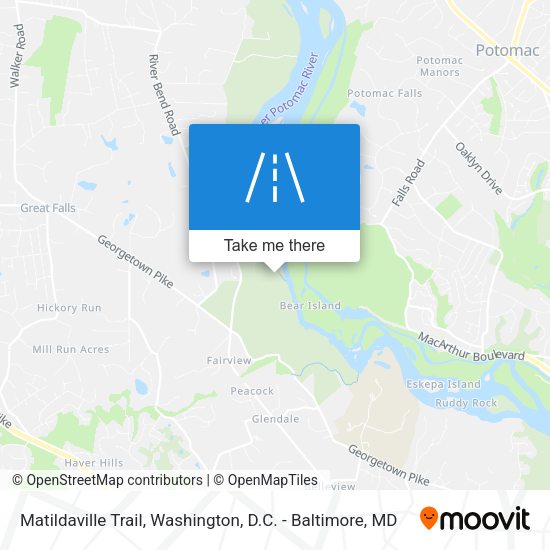 Mapa de Matildaville Trail