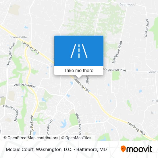 Mccue Court map