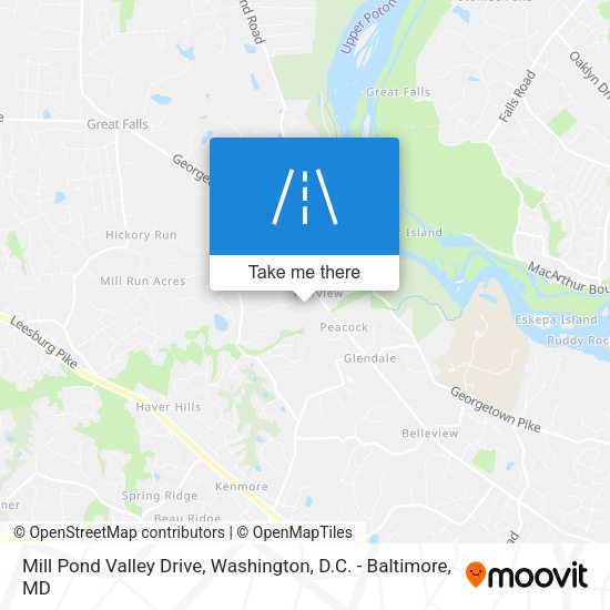 Mill Pond Valley Drive map