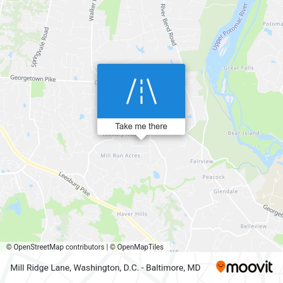 Mapa de Mill Ridge Lane
