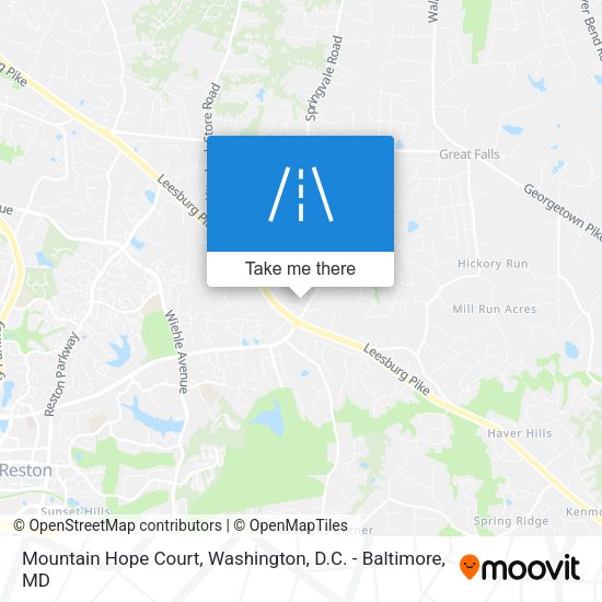 Mountain Hope Court map