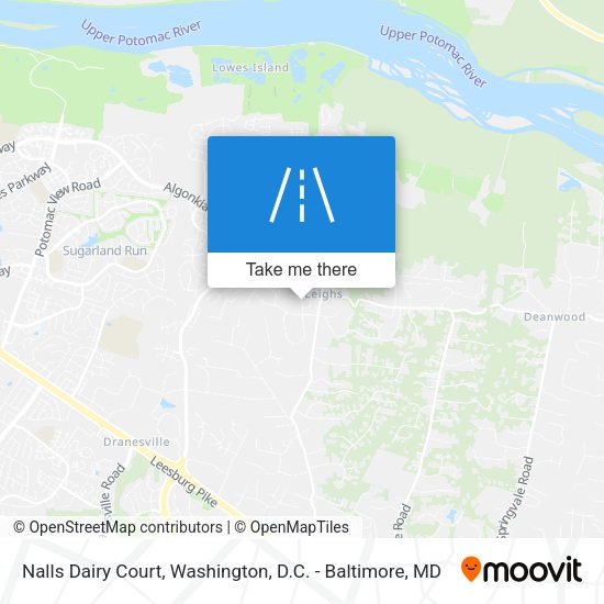 Mapa de Nalls Dairy Court